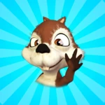 talking baby squirrel android application logo